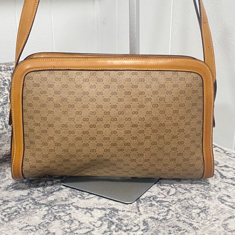 Vintage Gucci Micro GG Supreme Crossbody Bag and Matching Wallet Set - Picture 6 of 14